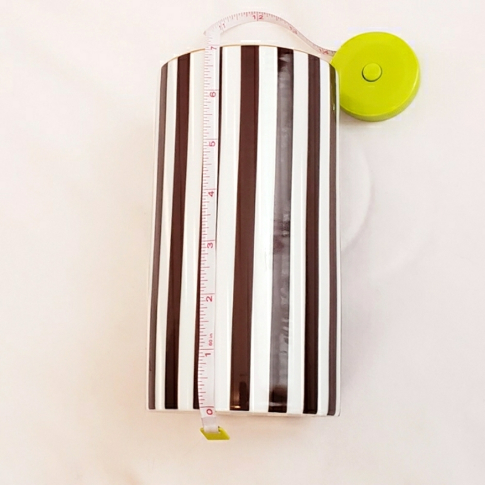Henri Bendel Signature Centennial Stripe 7" Vase - Picture 7 of 15
